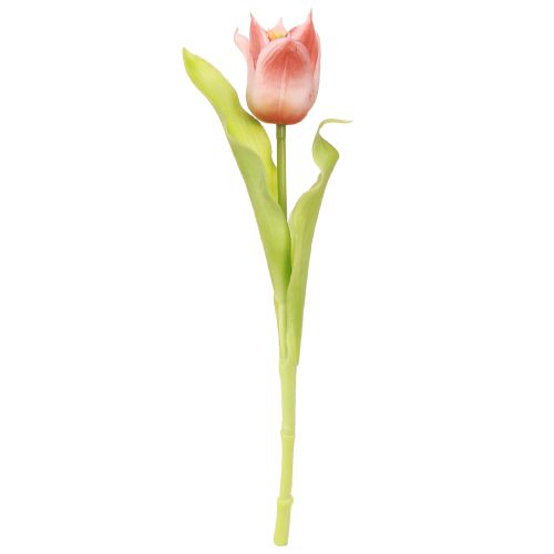 Prodotto Corona di fiori artificiali Tulipani Viola Rosa 7 pezzi in mazzo 34cm