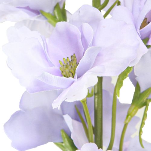 Prodotto Fiori artificiali Delphinium viola chiaro su stelo 90cm 2 pezzi