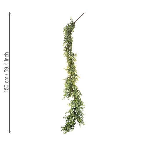 Prodotto Ghirlanda decorativa di eucalipto artificiale verde 150 cm