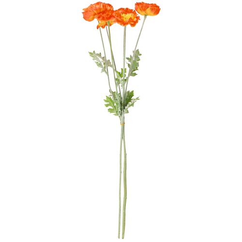 Prodotto Papaveri artificiali fiori estivi arancioni Ø7cm L78cm 3pz