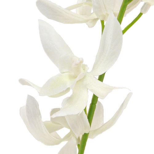 Prodotto Ramo di orchidea artificiale fiori bianchi crema L90cm 2 pezzi