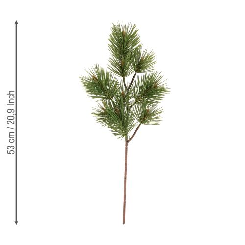 Prodotto Rami di pino artificiali rami di Natale verdi 53cm 3 pezzi