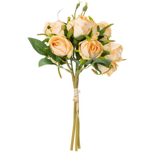 Prodotto Bouquet di rose artificiali, decorazione realistica per la zona giorno, 31 cm, 3 pezzi