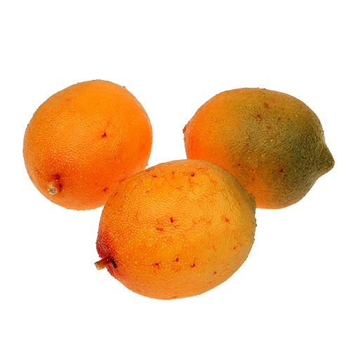 Floristik24 Limone artificiale 7 cm 6 pezzi