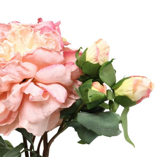 Prodotto Rose artificiali fiore e boccioli fiore artificiale rosa 57cm