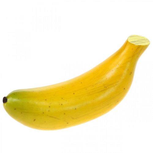 Frutta decorativa banana artificiale Frutta artificiale Ø4cm L13cm