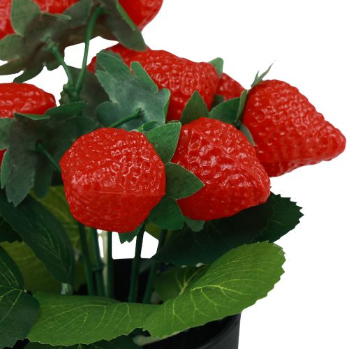 Prodotto Pianta di fragola artificiale in vaso pianta artificiale 19cm