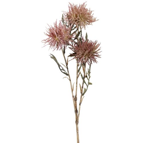 Prodotto Fiordaliso artificiale fiori artificiali autunnali 3 fiori lilla 48 cm
