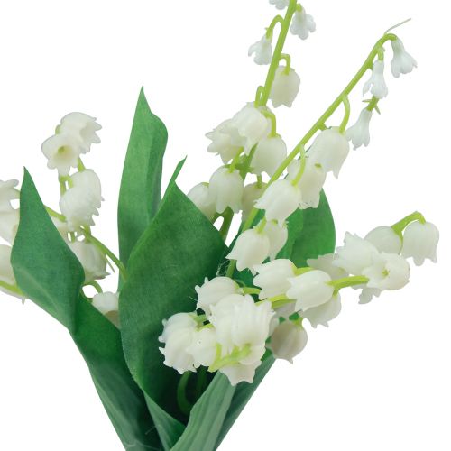 Floristik24 Decorazione artificiale di fiori di prato di mughetto 34 cm 3 pezzi
