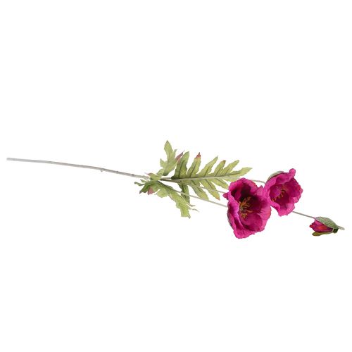 Floristik24 Papaveri artificiali fiori decorativi in seta rosa 70 cm