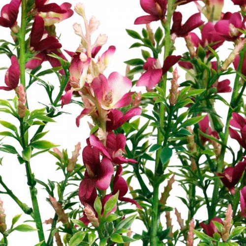 Floristik24 Fiori di prato artificiali perenni fiori di seta rosa fiori artificiali 4 pezzi
