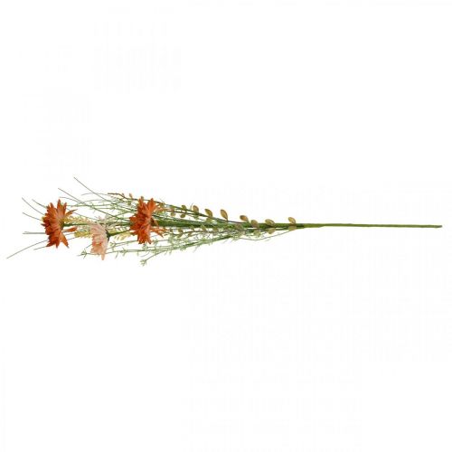 Floristik24 Fiori di prato artificiali Fiori artificiali arancioni alla decorazione estiva Pick