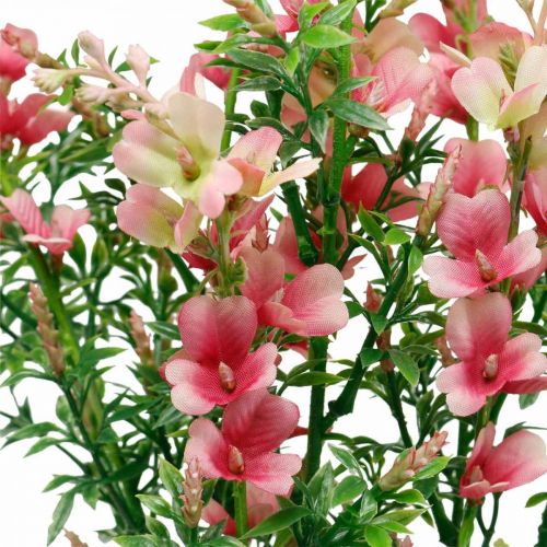 Floristik24 Fiori di prato artificiali fiori di seta rosa fiori artificiali 4 pezzi