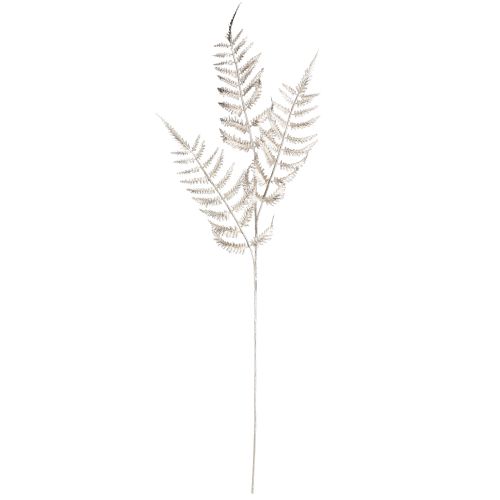 Prodotto Felce decorativa artificiale champagne metallizzato L85cm 2 pezzi