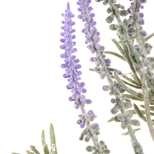 Prodotto Lavanda artificiale Piante artificiali Viola 38cm 3 mazzi 9 pezzi