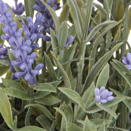 Prodotto Lavanda artificiale in vaso Piante artificiali fiorite 25 cm