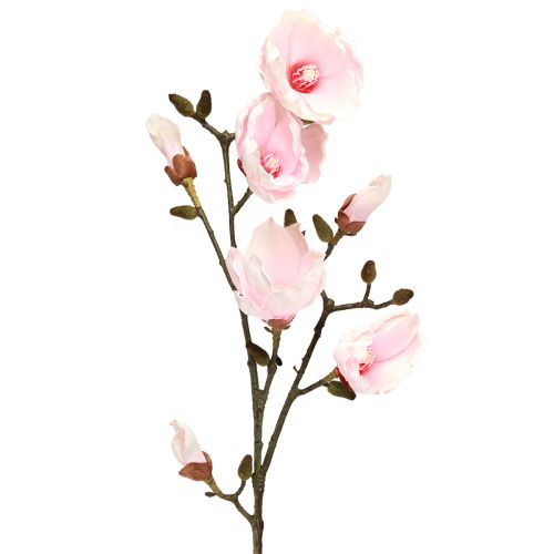 Prodotto Ramo di magnolia artificiale Fiori rosa Ø8cm L100cm