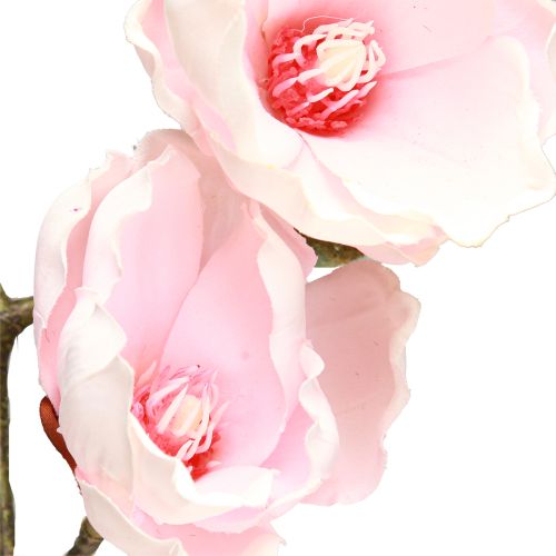 Prodotto Ramo di magnolia artificiale Fiori rosa Ø8cm L100cm