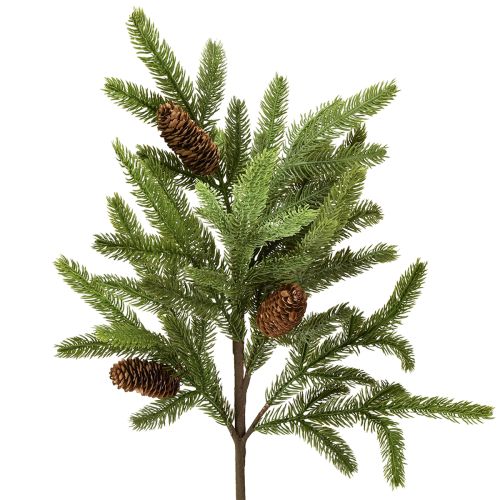 Ramo di abete artificiale con vere pigne Ramo di Natale 78 cm