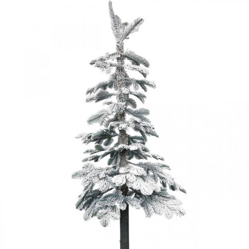 Decorazione artificiale per albero di Natale con neve 120 cm