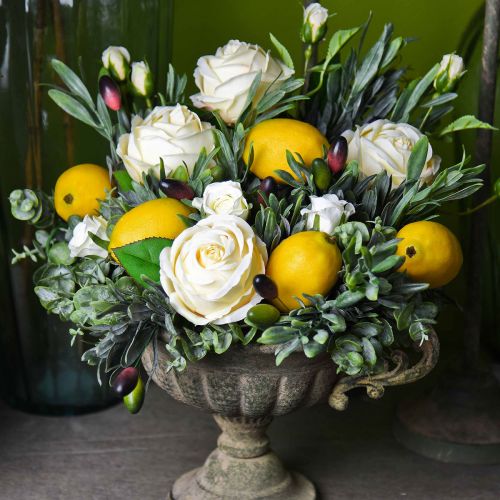 Floristik24 Rami di eucalipto artificiali piante artificiali verde 34 cm 6 pezzi