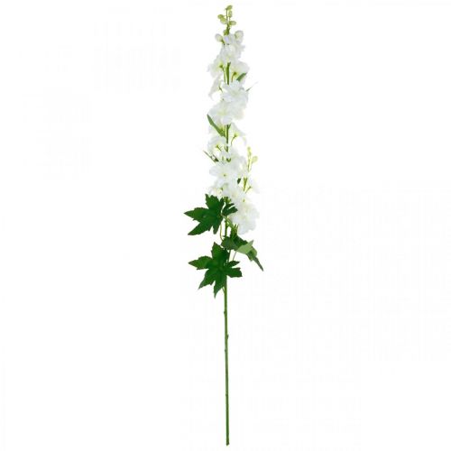 Floristik24 Delphinium artificiale bianco delphinium fiore artificiale fiori di seta 98 cm