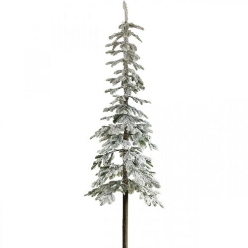 Prodotto Albero di Natale artificiale sottile decorazione invernale nevicata H180cm