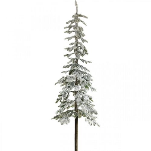 Floristik24 Albero di Natale artificiale sottile decorazione invernale nevicata H180cm