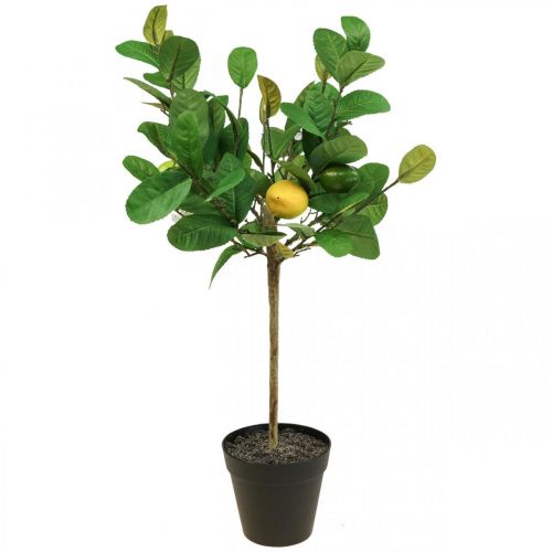 Albero di limone artificiale in vaso Albero di limone H57cm