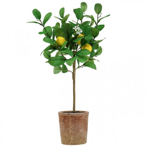 Prodotto Albero di limone artificiale in vaso Albero di limone 58 cm