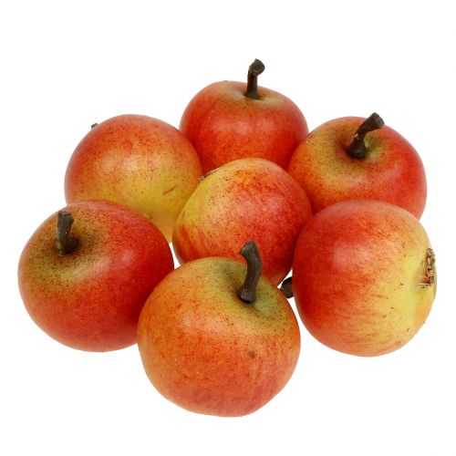 Floristik24 Mele da frutto artificiali Cox 3,5 cm 24 pz