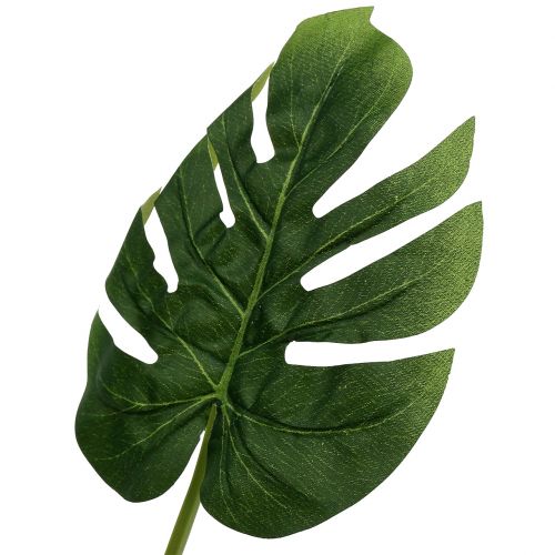 Foglia di filodendro artificiale 18 cm verde 6 pezzi