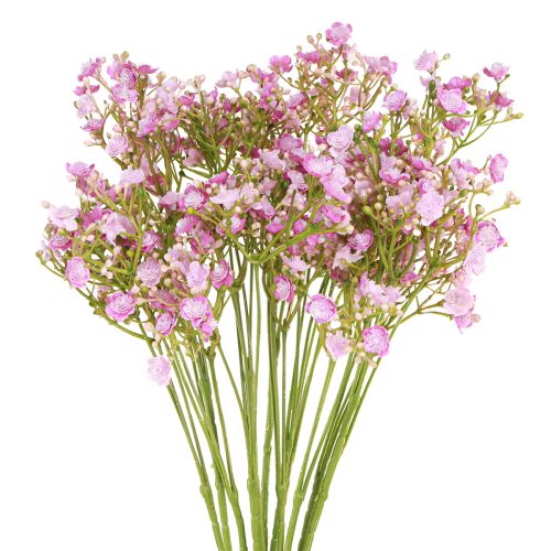 Prodotto Erba artificiale di gesso gypsophila in viola L68cm 4 pz
