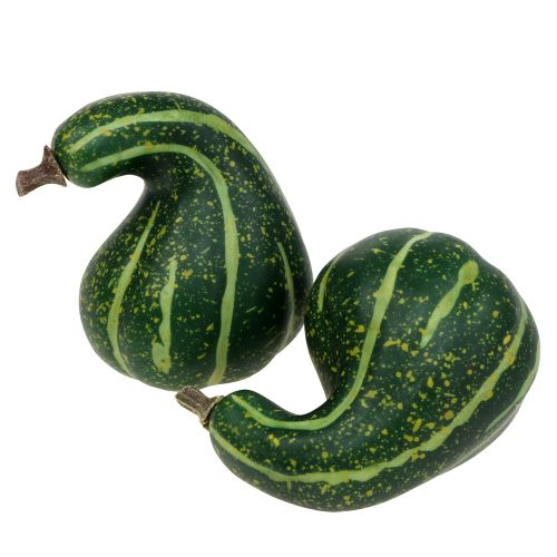 Zucca artificiale verde scuro 11 cm 6 pezzi