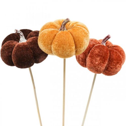 Prodotto Spina decorativa zucca decorativa arancione, marrone morbido Ø6,5m 9 pz