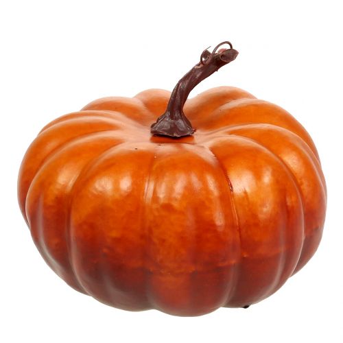 Zucca artificiale arancione 18cm