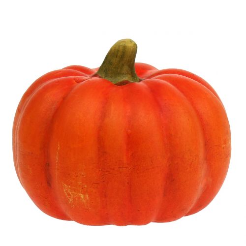 Floristik24 Zucca arancione in ceramica Ø6cm H8,5cm