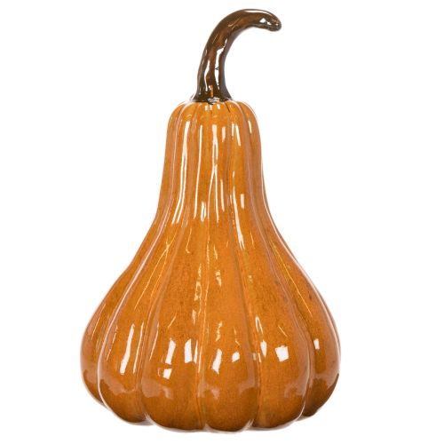 Zucca in ceramica, decorazione autunnale da tavolo, 26 cm | Floristik24.it