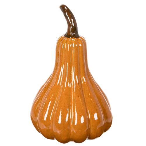 Zucca in ceramica, decorazione autunnale da tavolo, 26 cm | Floristik24.it