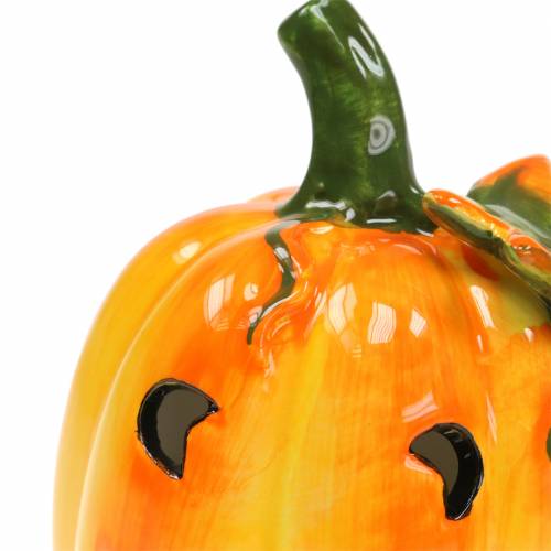Floristik24 Zucca con LED Ø7,5cm H10cm 3 pezzi