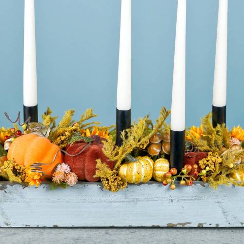 Floristik24 Mix di zucca artificiale 3,5 cm - 11 cm 26 pezzi