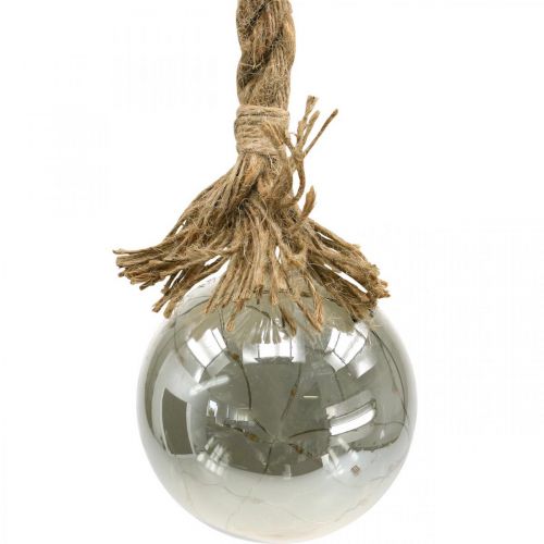 Sfera LED interna Ø10cm Timer bianco caldo 15L colorato