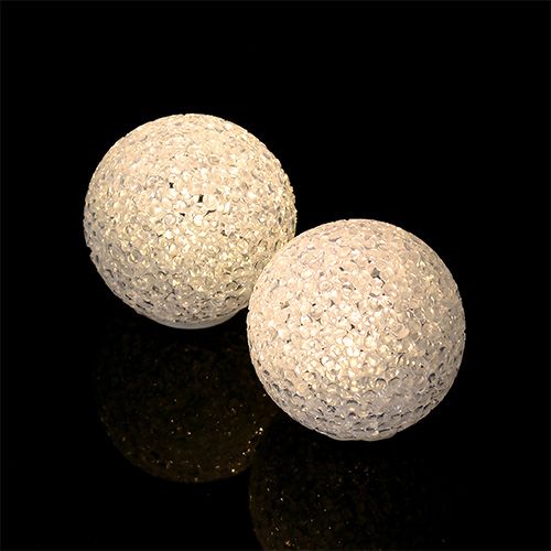 Sfera con illuminazione media bianco-calda Ø7cm 6pz