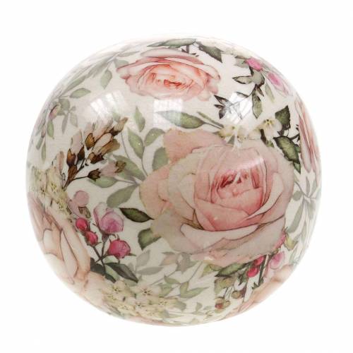 Floristik24 Palla decorativa rosa terracotta rosa chiaro Ø9cm