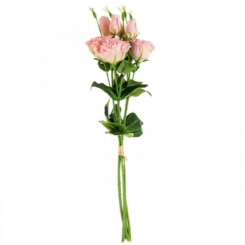 Floristik24 Fiori artificiali Lisianthus fiori di seta artificiale rosa 50 cm 5 pz