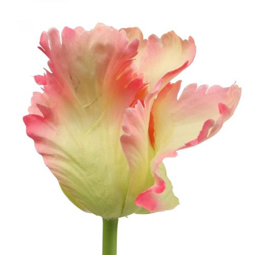 Prodotto Fiore artificiale, tulipano pappagallo rosa, fiore primaverile 63 cm