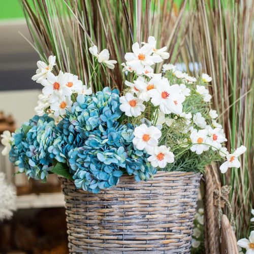 Prodotto Fiori artificiali Cosmea fiori di seta bianca H51cm 3 pz