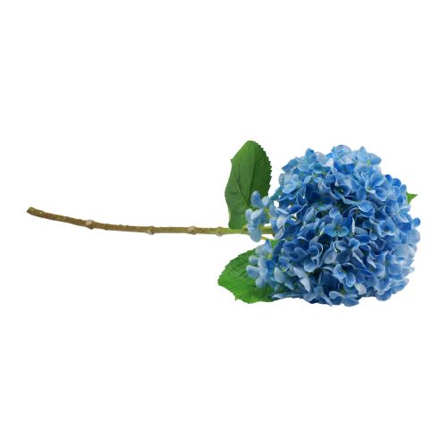 Prodotto Decorazione di fiori artificiali ortensia artificiale blu 69 cm