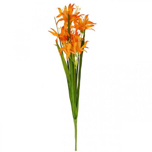 Floristik24 Fiori artificiali Nerine Orange Guernsey Lilies Fiori autunnali 48cm
