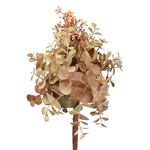 Prodotto Bouquet di eucalipto artificiale, decorazione di fiori artificiali con boccioli di 30 cm